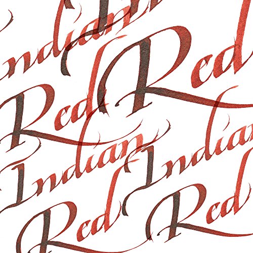 Winsor & Newton Calligraphy Ink, 30ml (1-oz) Bottle, Indian Red (Pack of 2) - color: Indian Red, size: 1 fl oz (Pack of 2)