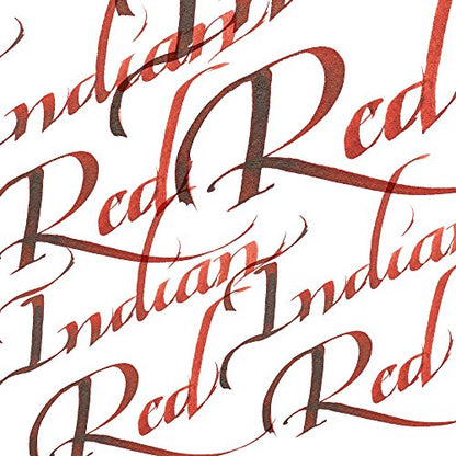 Winsor & Newton Calligraphy Ink, 30ml (1-oz) Bottle, Indian Red (Pack of 2) - color: Indian Red, size: 1 fl oz (Pack of 2)