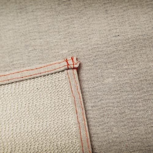 Trimaco 04329 Slip Resistant Dropcloth Stay Put Canvas Plus Drop Cloth, 6-feet x 8-feet, Cranberry - size: 6-feet x 8-feet