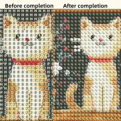Book Diamond Painting Kits for Adults, 5D Cats Bookshelf Diamond Art Kits - color: KM1166-1