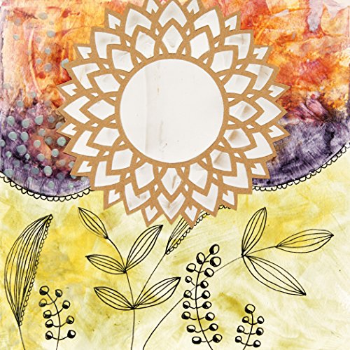 Faber-Castell Mixed Media Paper Stencils - 13 Mandala Stencils Designs, 202 - Mandala - style: Mandala