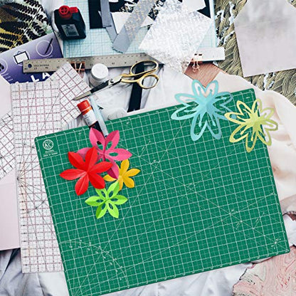 KC GLOBAL A2 (24"x18") Self-Healing Cutting Mat (Dark Green) - Sturdy, Reversible, Eco-Friendly, Non-Slip. Premium Desk Mat for Crafters, Quilters, and Hobbyist - color: Dark Green, size: 24"L x 18"W