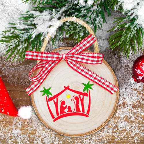 JULMELON 20Pcs Christmas Stencils Reusable, Nativity of Jesus for Painting | DIY Reusable Templates, for Painting on Wood Fabric Canvas, Religious Nativity Scene Christmas Stencils - style: Jesus Stencils