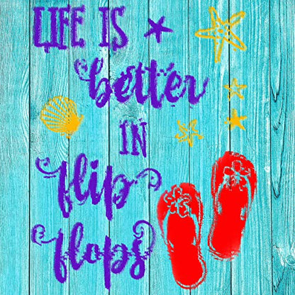 Summer Beach Themed Silk Screen Stencils, Reusable Mesh Transfer Patterns for DIY Painting, Wood Signs & Fabric Crafts - color: Ship Shops