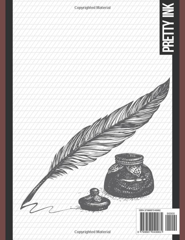 Calligraphy Paper - Practice Book: 60 Lightly Ruled Sheets in 3:2:3 Ratio with 55 Degrees Slant Lines for Hand Lettering, Spencerian, Copperplate, Cursive and Modern Calligraphy