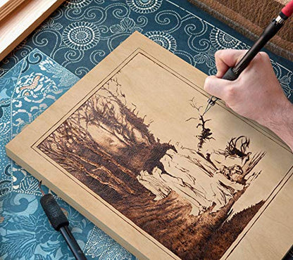 ARTEZA Wood Canvas Boards, 10 x 10 Inches, Pack of 5, Birch Wood, Wooden Panels for Acrylic and Oil Painting, Wood Burning, Crafting - size: 10x10 Inch