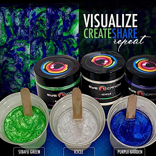 Eye Candy Pigments Premium Green Mica Powder - Sibafu Green (50gr) - for Epoxy, Resin, Soap, Paint, Woodworking, Acrylic Pouring, Bath Bombs, Fishing Lures - DIY Arts and Crafts Additive - color: Sibafu Green