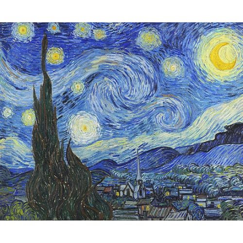 Van Gogh Cute Diamond Art Kits for Adults Diamond Painting Kit for Beginner - color: DP03147, size: Round Drill