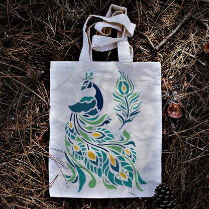 Peacock Animal DIY Painting Stencils for Wall Home Decor - style: Peacock