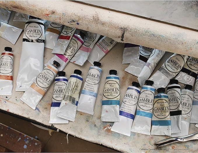 Gamblin Artist Oil Paint Set For Professionals - SEASCAPE SET - 37ml Tubes