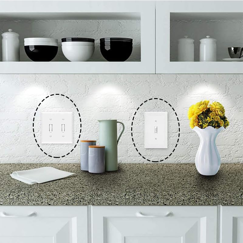 3Pcs DIY Silicone Resin Mold Set for Switch Socket Covers for Home Decor