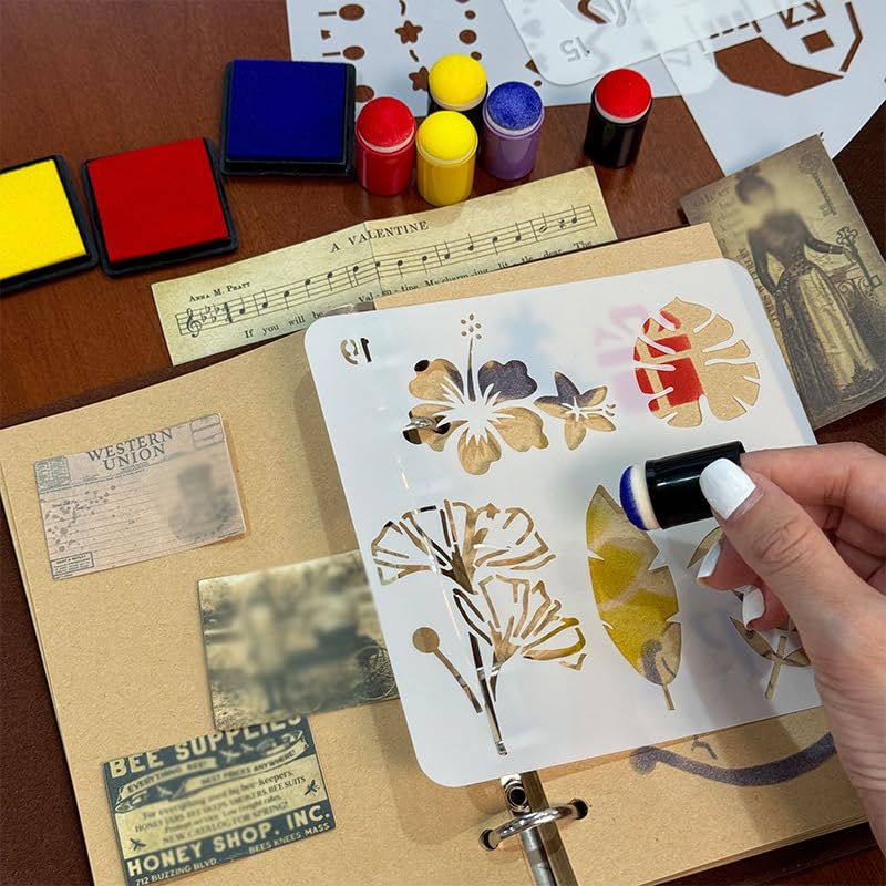 40 Pieces Sponge Daubers W/Storage Case Fits Over The Finger and Makes Blending Accuracy Easier - Great for Applying Ink, Chalk, Paint, and More to Your Projects