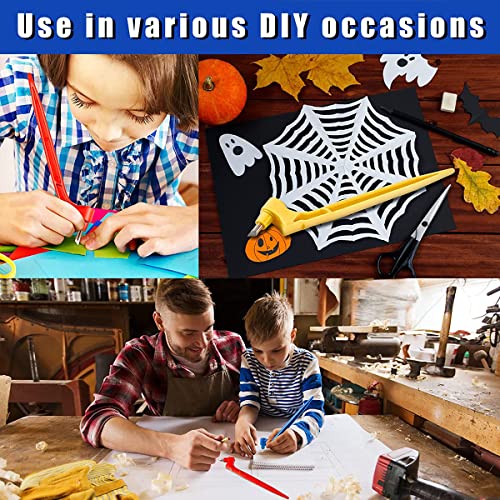 Craft cutting Tools Kit 360 Degree Rotating cutter Tools Art cut Tools with Pen 15/30/45 Degree Blades Mat for DIY Craft Hobby Scrapbook Stencil