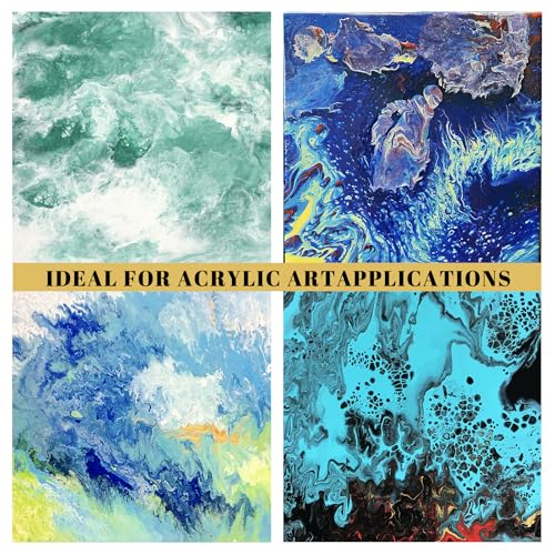 6 oz Art Silicone Pouring Oil, 100% Silicone Cell Activator | Creates dramatic paint cells with a precision tip for easy application in acrylic pouring and fluid art.