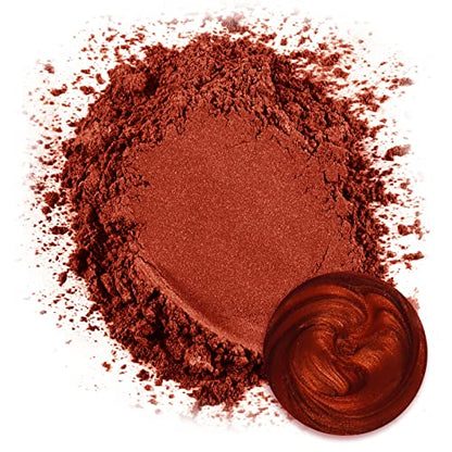 Ceya Mica Powder,5.3oz/150g Tawny Orange Pearlescent Effect Pigment Powder - color: G-Tawny