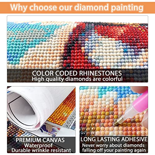 Witch Moon Diamond Art Painting Kits for Adults Beginners 12x16 Inch - color: YZ-88-01