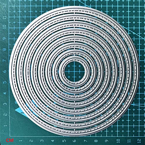 Big Round Cutting Dies Handmade DIY Paper Cards Album Decoration Stencils Template Embossing for Card Scrapbooking Craft Circle - style: Big Round