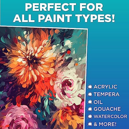 Horizon Group USA Painting Panel Stretched Canvas, 11" x 14", Pack of 8 - size: 11" x 14", Pack of 8, style: Stretched Canvas
