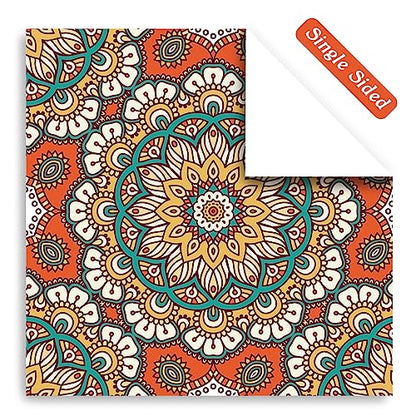 Scrapbook Paper, 24 Sheets 6"×6" 160gsm Single-Sided Patterned Cardstock - color: 24 sheets-datura