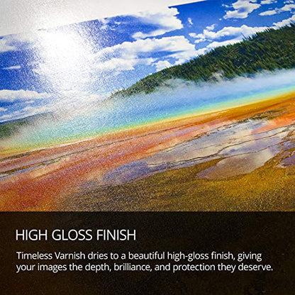Breathing Color Timeless Archival Print Varnish - 1 Quart Glossy Finish - Premium Water-Based Canvas Coating with Fade Protection - size: 32 Fl Oz (Pack of 1)