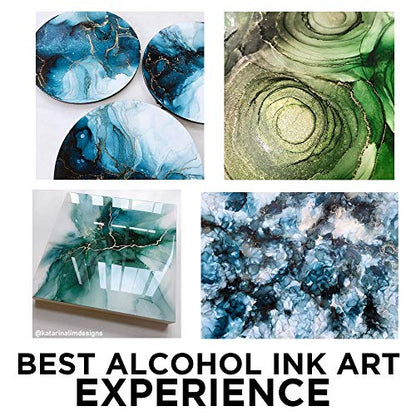 Nara Alcohol Ink Paper | 10 Sheets of 14" x 22" | 330 Microns/250 GSM | Medium+ | Stain-Free - color: White_Rectangle_Paper Sheets_03