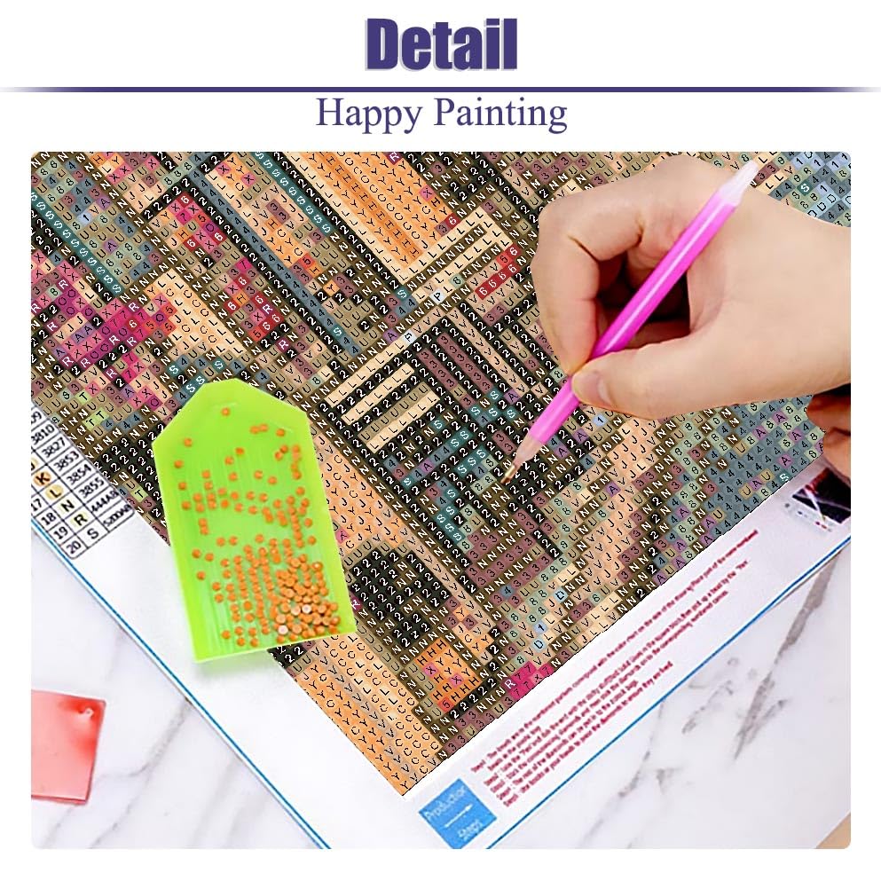 askkqtx Landscape Diamond Art Kits for Adults Beginners 12X16 Inch - color: G7455