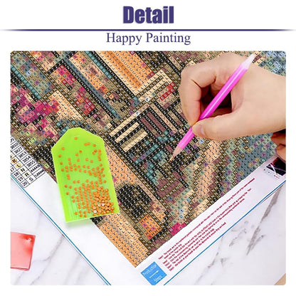 askkqtx Landscape Diamond Art Kits for Adults Beginners 12X16 Inch - color: G7455