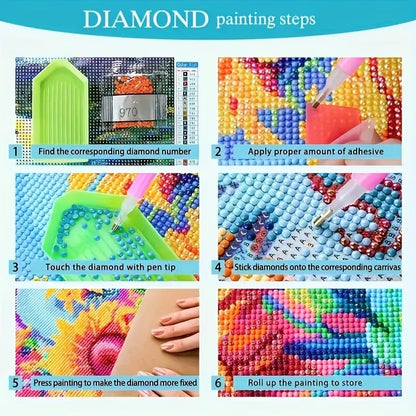 Lighthouse Diamond Art Painting Kits for Adults - Full Drill Beach Diamond Dots Paintings for Beginners, Round 5D Paint with Diamonds Pictures Gem Art Painting Kits DIY Adult Crafts Kits 12x12inch - color: 10-lighthouse