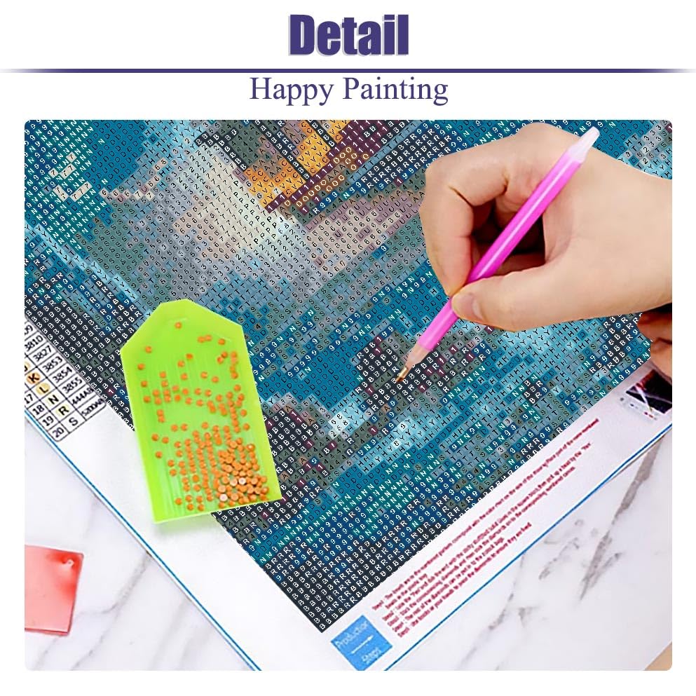 GQYCZZ Skull Diamond Art Kits for Adults，Tarot Skull Last Flying Diamond Painting Kits for Beginners, Round 5D Paint with Diamonds Pictures Gem Art Painting Kits DIY Adult Crafts Kits 12x16inch - color: ZZ31-30X40