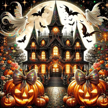 HHMATITS Halloween Diamond Art Kits for Adults 14X14IN - color: Halloween
