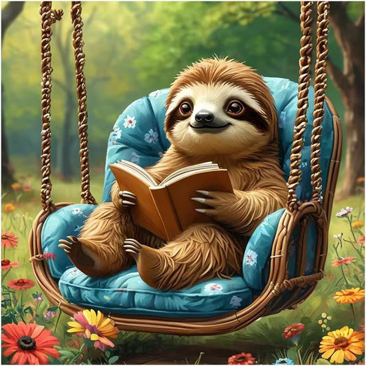 Diamond Art Kits for Adults,Sloth Square Diamond Painting Kits 12x12in - color: DP03038