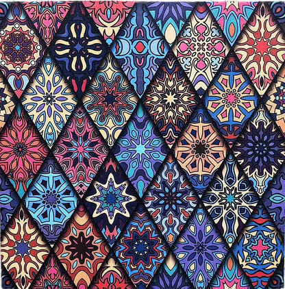 Groovy Boho Tribal Scrapbook Pad – 24 Bohemian Sheets for Scrapbooking, Junk Journals, Collage, Decoupage, Card Making & Mixed Media, 6x6 Single-Sided Craft Paper - color: 6x6 Boho