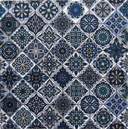 Groovy Boho Tribal Scrapbook Pad – 24 Bohemian Sheets for Scrapbooking, Junk Journals, Collage, Decoupage, Card Making & Mixed Media, 6x6 Single-Sided Craft Paper - color: 6x6 Boho