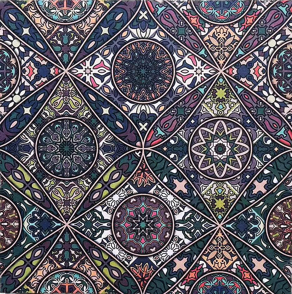 Groovy Boho Tribal Scrapbook Pad – 24 Bohemian Sheets for Scrapbooking, Junk Journals, Collage, Decoupage, Card Making & Mixed Media, 6x6 Single-Sided Craft Paper - color: 6x6 Boho